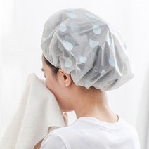 헤어 클리닉 사우나 샤워 캡 헤어팩 모자 W9F082B, 핑크