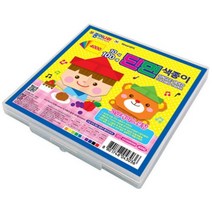 [바보사랑] 종이나라 6000 케이스 단면색종이 (10색 100매), 종류:02_아모스_케이스색종이_단면, 상세 설명 참조