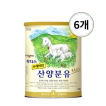 일동후디스 프리미엄 산양분유 1단계, 400g, 6개