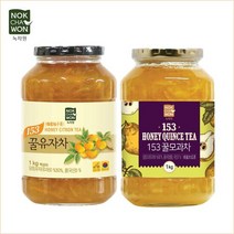 [녹차원] 달콤한 과일차세트 (꿀유자차1kg+꿀모과차1kg), 단품, 단품