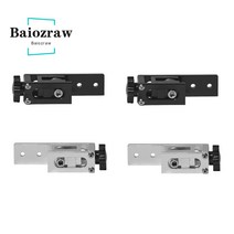 2020 V 슬롯 프로파일 X 축 슬라이더 동기식 벨트 걸쇠 용 3D 프린터 부품 타이밍 텐셔너, 01 Black