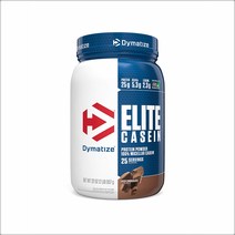 Dymatize 카제인 프로틴 파우더 단백질 가루, 1개, 4 파운드-초콜릿