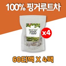 100% 핑거루트 차 티 티백 핑크루트 판두라틴, 4팩