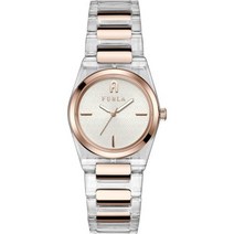 Furla 훌라 손목시계 TEMPO 미니 템포 화이트 아세테이트 32.5MM Watch Jewelry 액세서리 WW00028004L3 여성 클리어 데일리 고급선물 비즈니스