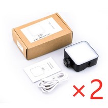 al86 pro 6w 미니 led 필 라이트 2500mah 2500k-6500k 줌 조명 사진 vlog 조명 tik tok youtube twitter, 2 조각 필 라이트