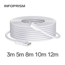 INFOPRISM / 마이크로 5핀 USB 충전 케이블 3m 5m 8m 10m 12m 롱케이블 긴케이블, 1개