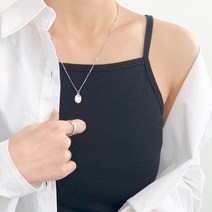 스퀘어 쫀쫀 사각 긴 이너 롱 나시