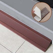 [대형] 고무 문턱경사로 단차해소 방문경사판 휠체어 로봇청소기 문턱받침 1개입