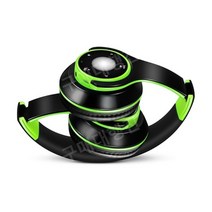 폴딩 이어버드 노이즈캔슬링 이어폰5.0 스포츠헤드셋 게이밍헤드셋, 중국, GREEN BLACK