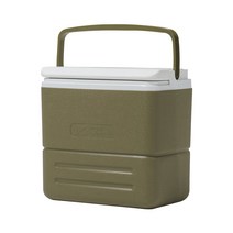 SURBORT 캠핑아이스박스 낚시휴대용 캐리어쿨러백, 올리브색, 17L
