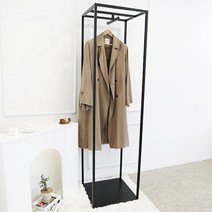 코코디피 연화 철판 옷가게 디스플레이 옷걸이 디자인 맞춤 행거 주문제작, 회색