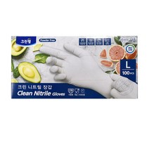 크린랲 니트릴 요리장갑(대) 100매입, 100개입, 10개, 대(L)