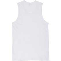 커스텀어클락 레이어드 슬리브리스 티 화이트 LAYERED SLEEVELESS TEE WHITE