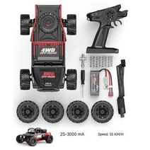 Mjx 하이퍼 고 14209 14210 1/14 스케일 4wd 브러시리스 고속 R/c 오프로드 트럭 원격 제어 자동차 차량 75 km/h, 14209 2S 1B