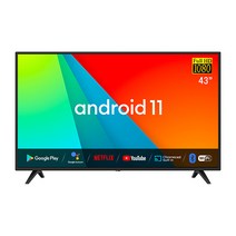 지온 109Cm 43인치 안드로이드TV 구글 TV 인터넷 티비 모니터