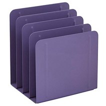 Acrimet Desk Metal File Sorter 4 Sections (Purple Color) null, 1, Purple
