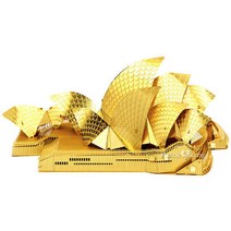 아트박스/퍼즐사랑 빅 메탈퍼즐+밑판 - 시드니 오페라하우스 (골, 단품, 옵션선택:본품