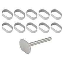 불도장 베이킹불도장 베이킹 인두 빵도장 로고제작 10pcs 사각형 사각형 타원 심장 꽃, shpe3