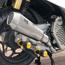 IXIL 풀시스템 PCX 머플러 익실 RC1B블랙 21-22 혼다 pcx125 머플러튜닝, RC1 - 실버
