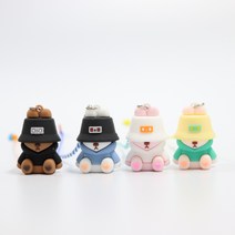 [더블이글] 용감한 토끼들 골프티걸이 8개 (실리콘링), 1세트 8개