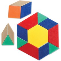 러닝리소스 플라스틱 패턴블록 100pcs, 1세트