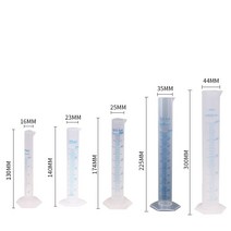미니 계량 비중 눈금 비커 컵 플라스틱 요리 측정 실린더 도구 화학 실험실 학교 주방 10 ml 25 50 100ml, 10ml
