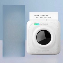 핸드폰 사진 인화기 휴대폰 휴대용 인쇄기 사진출력, P1-White 10년 용지 3롤 접착지 3롤