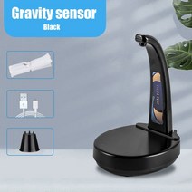 미니 가정용 먹는 생수 온수디스펜서 냉온수기 생수통 정수기전기 워터 디스펜서 펌프 Usb 충전 중력 센서, 02 Black