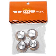 Keeper Tophat Insert 노브 (mm타입), Gold/Gold