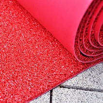 쿠션 롤매트 A형/레드 셀프시공매트 복도 강당매트, 단품