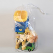 끈다리 22x32cm 투명비닐봉투 더스트백 여행파우치