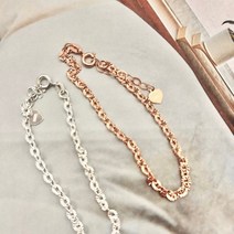 실버925 컷팅 나뭇잎 빈티지 레이어드 패션 은 여성 악세사리 체인 팔찌