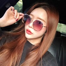 스타일자키 슬림테 세미라운드 남녀공용 패션 선글라스