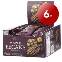 리암마켓 Sahale Snacks 사헬 스낵 글레이즈드 믹스 메이플 피칸 9개입 각 42.5g 1팩, 6팩
