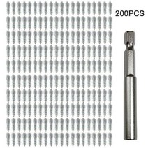 100/200/300PCS 4*9/12mm 휠 러그 스노우 스크류 타이어 스터드 안티 스키드 떨어지는 스파이크 오토바이 자전거 겨울 비상, 200pcs 4x12mm