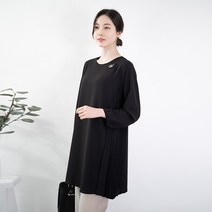 엄마옷 모슬린 라운드 플리츠 롱 블라우스 BL202224마담 미시옷 50대 중년여성의류 60대 엄마옷 빅사이즈 할머니옷 여성옷