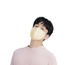 김동완 아임리얼 클래시 플러스 보건용 마스크 25매입 (KF94)(중형)(연한황색 분홍색), 25매, 1개, 연한황색