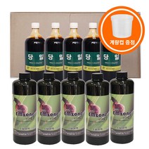 이엠하우스 가정용 다목적 세정제 곰팡이 천연 탈취제 냄새제거 음식물 발효 유용 미생물 쌀뜨물 발효액 만들기 EM 원액 당밀 10병 세트, 1000ml, 10개