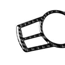 자동차 헤드라이트 스위치 패널 커버 스티커 탄소 섬유 트림 액세서리 BMW 5 시리즈 F10 F07 F01 F25 F26 X3 X4 용