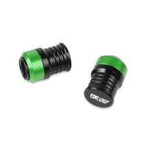 바이크 오토바이 차량 휠 타이어 밸브 스템 캡 커버 혼다 CBR125R 2011- CBR 125 R 2012 2013 2014, [04] Green