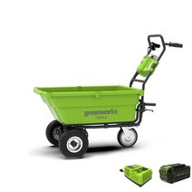 그린웍스 40V충전가든카트 본체+급속충전기+5Ah배터리2