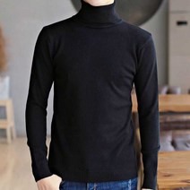 데일리 남자 니트 폴라 스웨터 겨울 편한 외출 코디