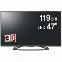 중고 LG 47인치 3D TV : 47LA6100