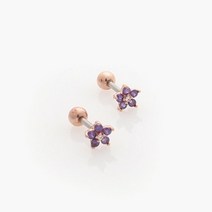 기타 바보사랑[바이데이지]제이로렌 M01207 체리블라썸 상큼한 봄컬러의 벚꽃 써지컬스틸 피어싱