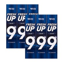 메디안 후레쉬업나인 프라그케어 치약 120g X 6개