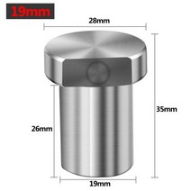 벤치 개 MFT 워크 벤치 페그 브레이크 스테인레스 스틸 스톱 클램프 19mm 20mm 포지셔닝 플레인 플러그 샵, 6pcs