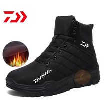 낚시장화 남자 여자 2022 daiwa 남자 겨울 야외 스포츠 낚시 신발 플러스 벨벳, 오분의 사, 그림 색상 1