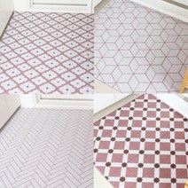 CLEAN UP 멜리사 패턴 코일 현관매트 베란다 발코니 현관용 업소용 바닥 아파트 입구 롤 DIY, 10.멜리사마론-핑크