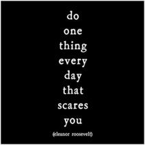 Do one Thing - Eleanor 루즈벨트 블랙 앤 화이트 자석