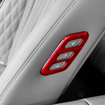 유투카 3세대 K5 DL3 실내 튜닝 조수석 워크인 스위치 커버 레드 카본 몰딩, 레드 색상 (3버튼)